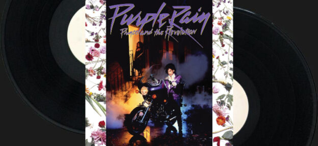 Image, showing the album cover of Prince's Purple Rain